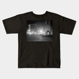 Broadway at Night, 1910. Vintage Photo Kids T-Shirt